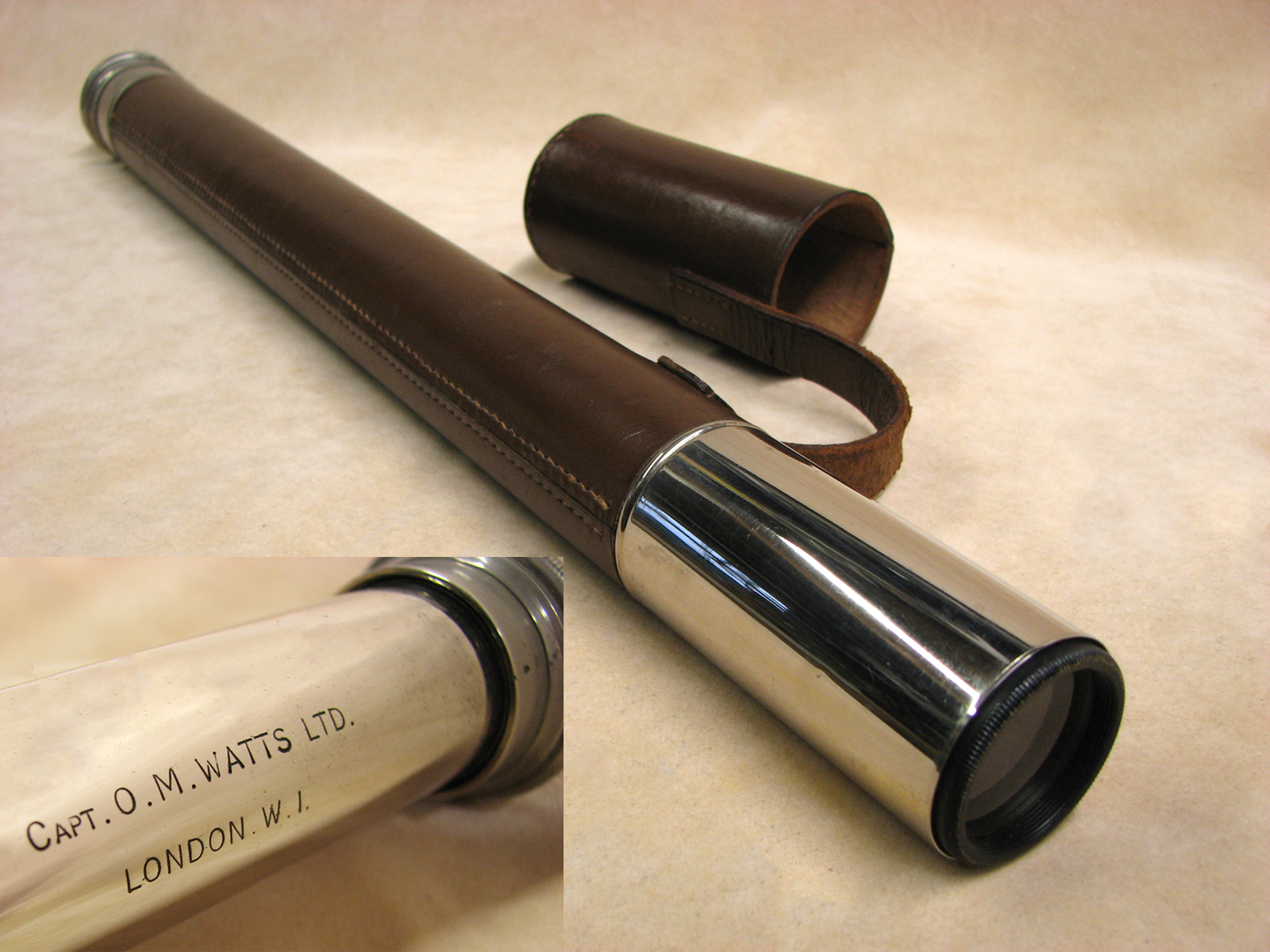 Capt. O. M. WATTS Officer of the Watch telescope